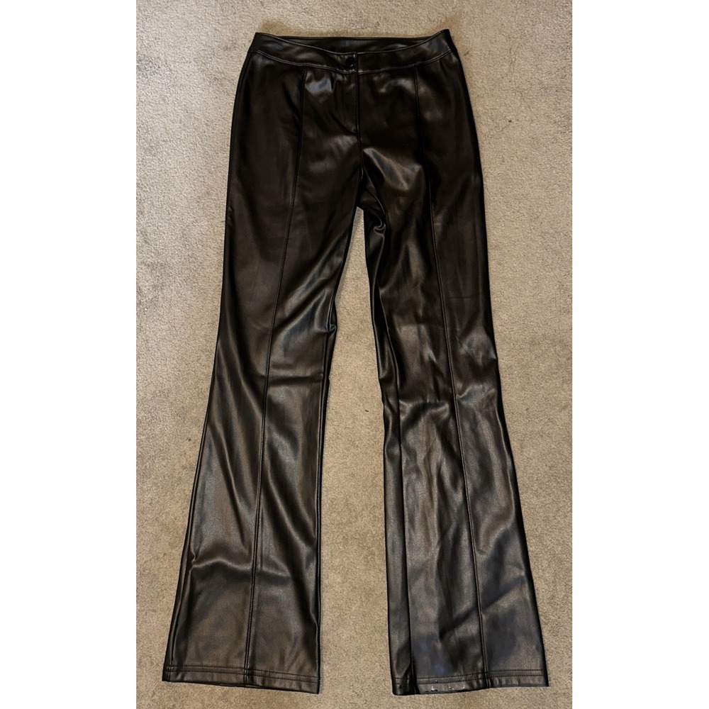 Fate Black Faux Leather Pants Size S for Sleek Modern‎ Style NEW